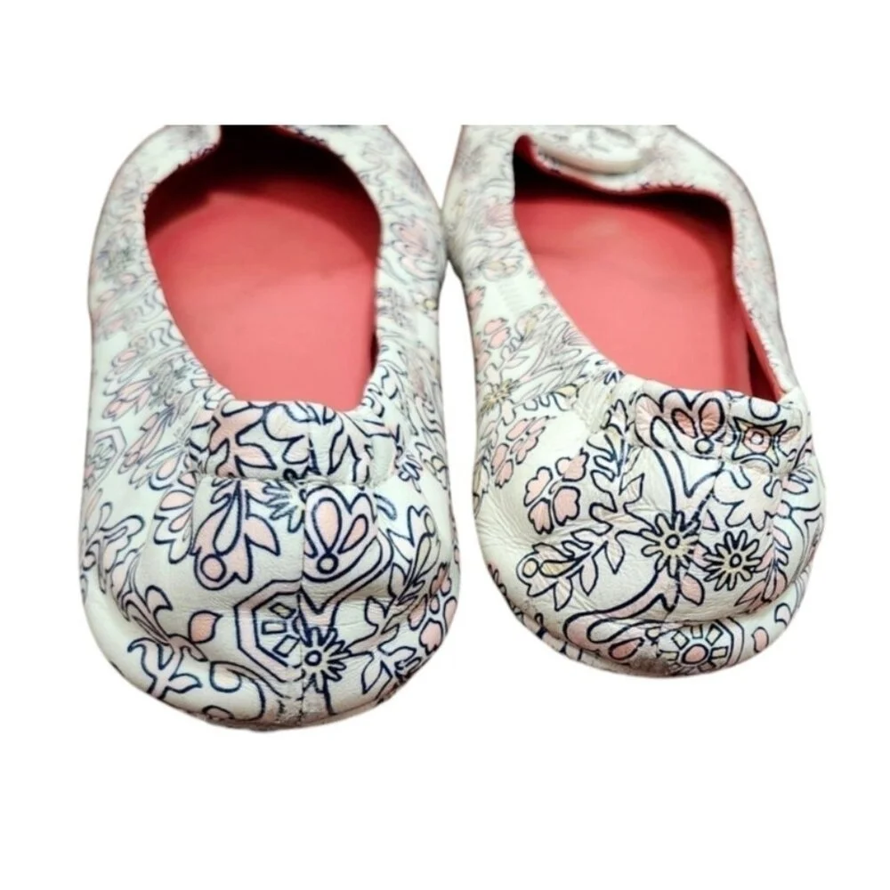 Tory Burch Minnie Travel ballet flats Leather Hicks Garden 6